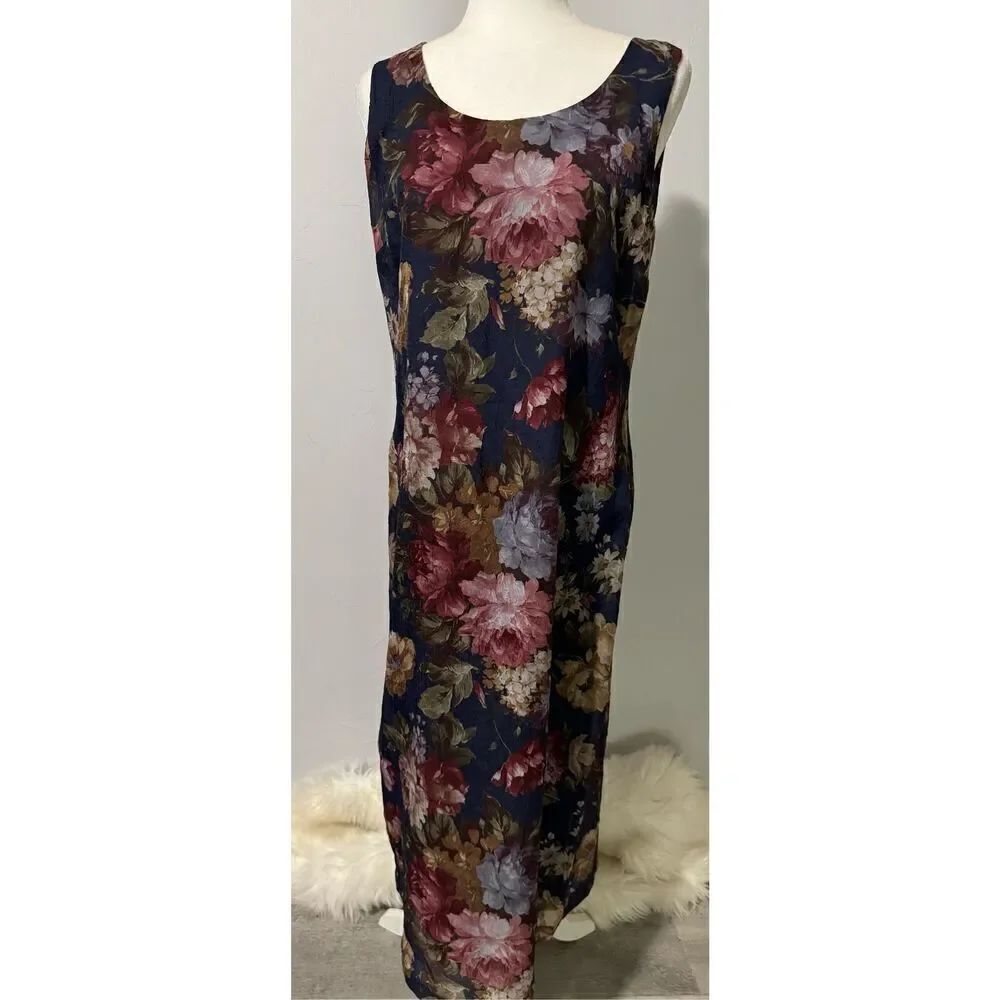 Miss Dorby Vintage textured floral shift dress 10